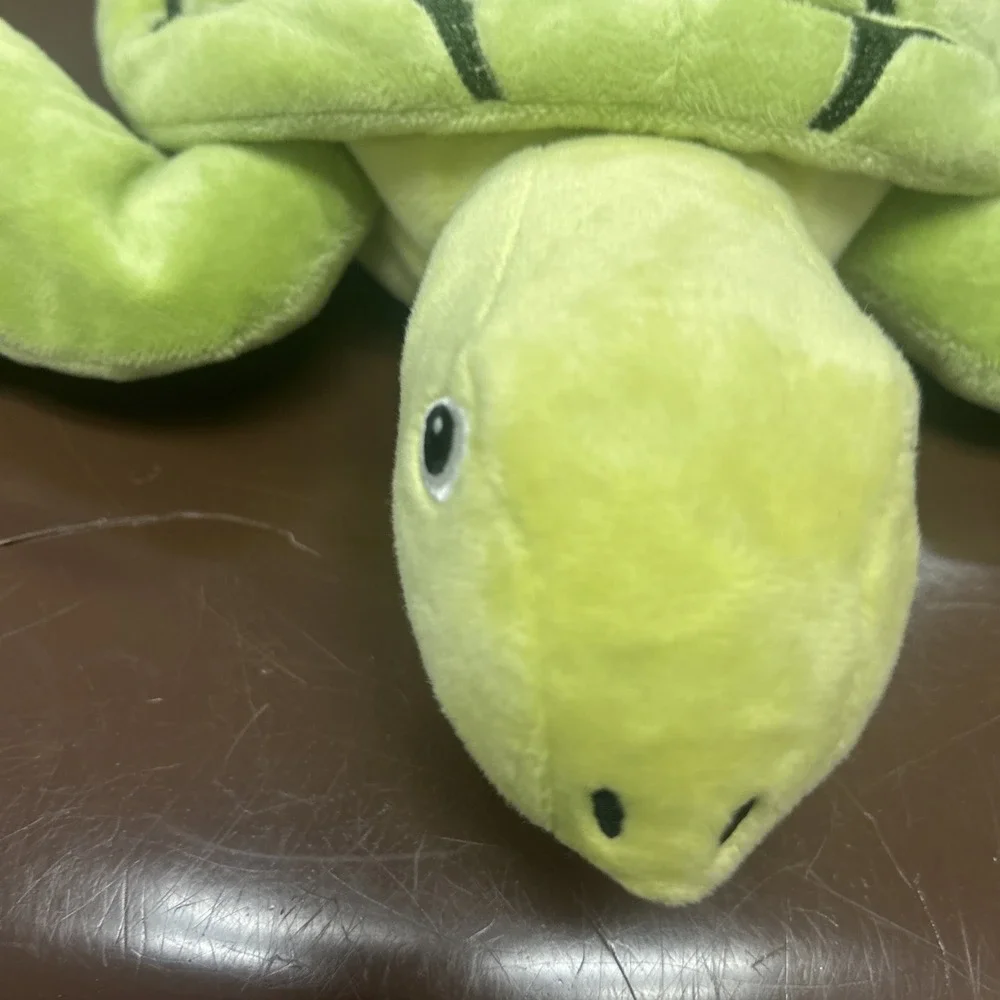Ikea Plush Sea Turtle Blavingrad Stuffed Animal Green Soft Toy Lovey 17